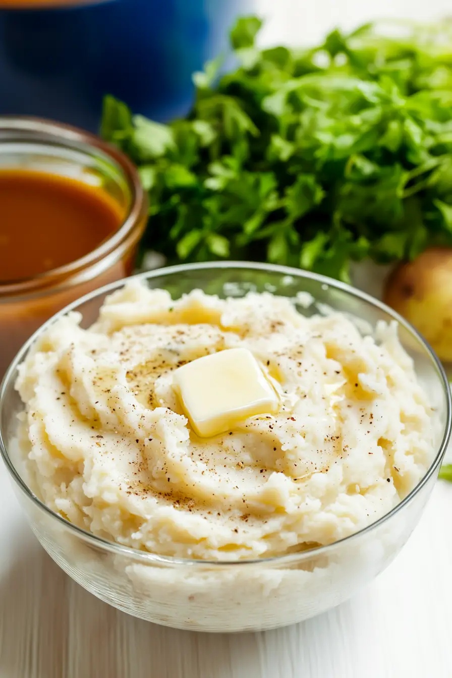 Fluffy Ricotta Mashed Potatoes