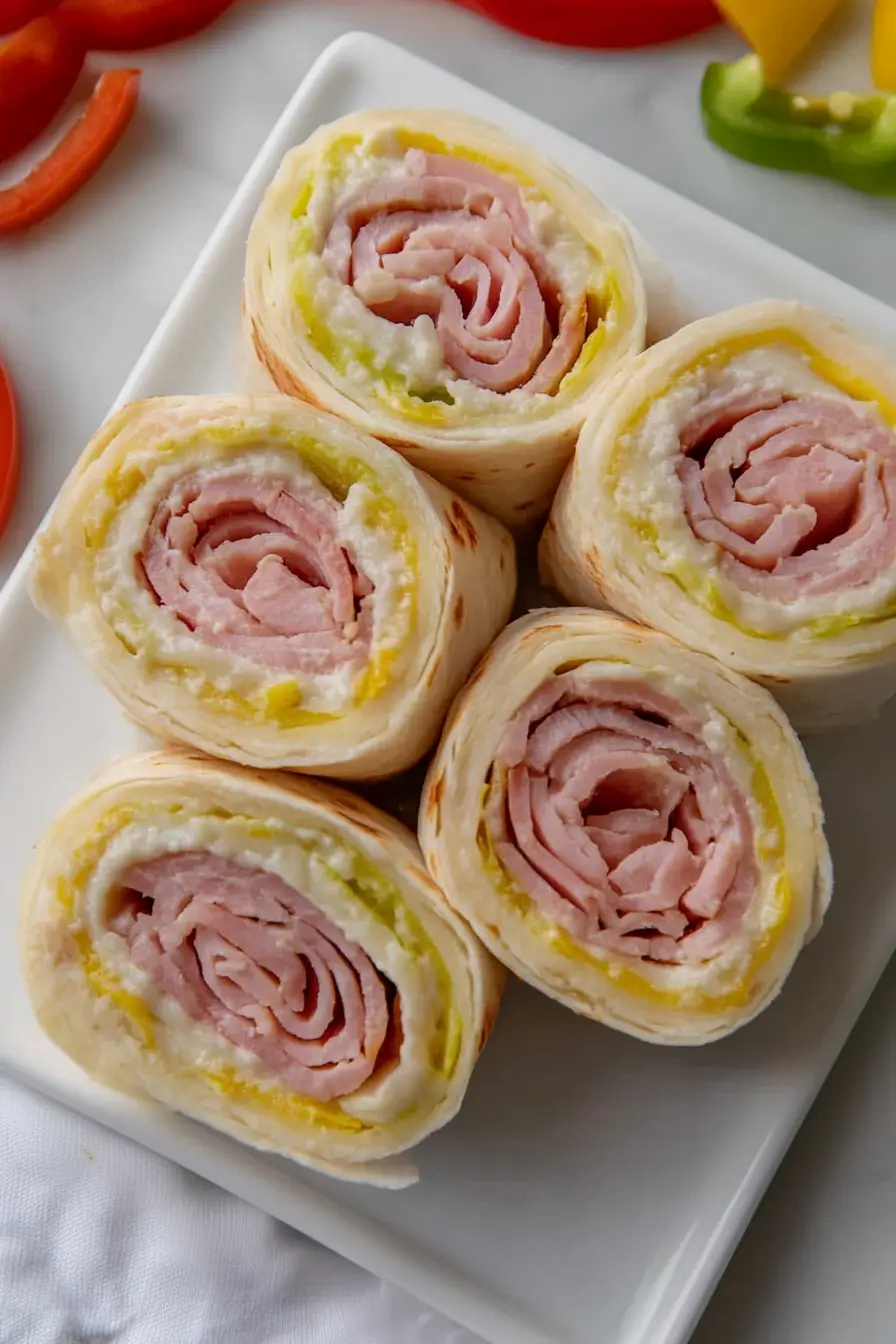 Healthy Italian Tortilla Roll Ups