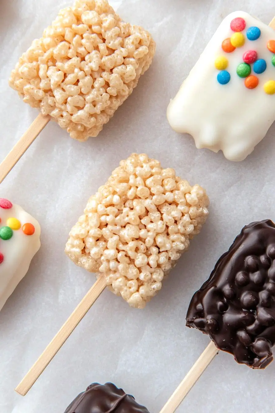 Tasty Rice Krispie Lollipops