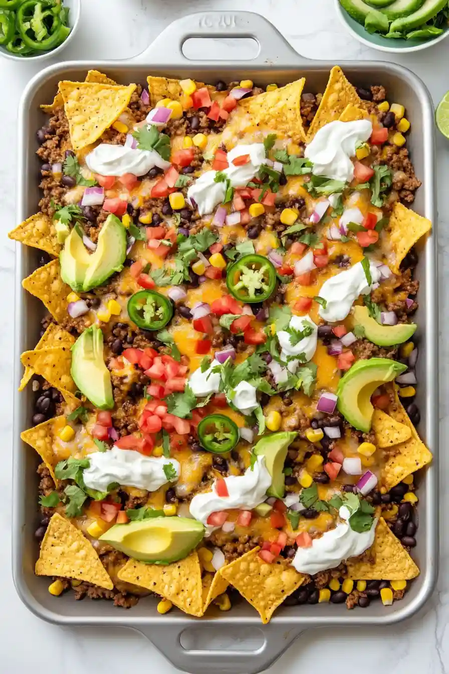 Cheesy Oven Baked Nachos