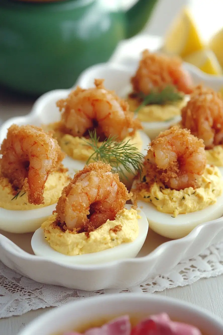 Flavorful Shrimp Deviled Eggs