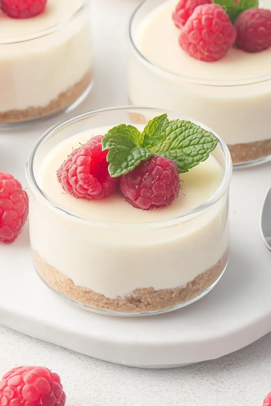 No-Bake Mini Cheesecake Cup