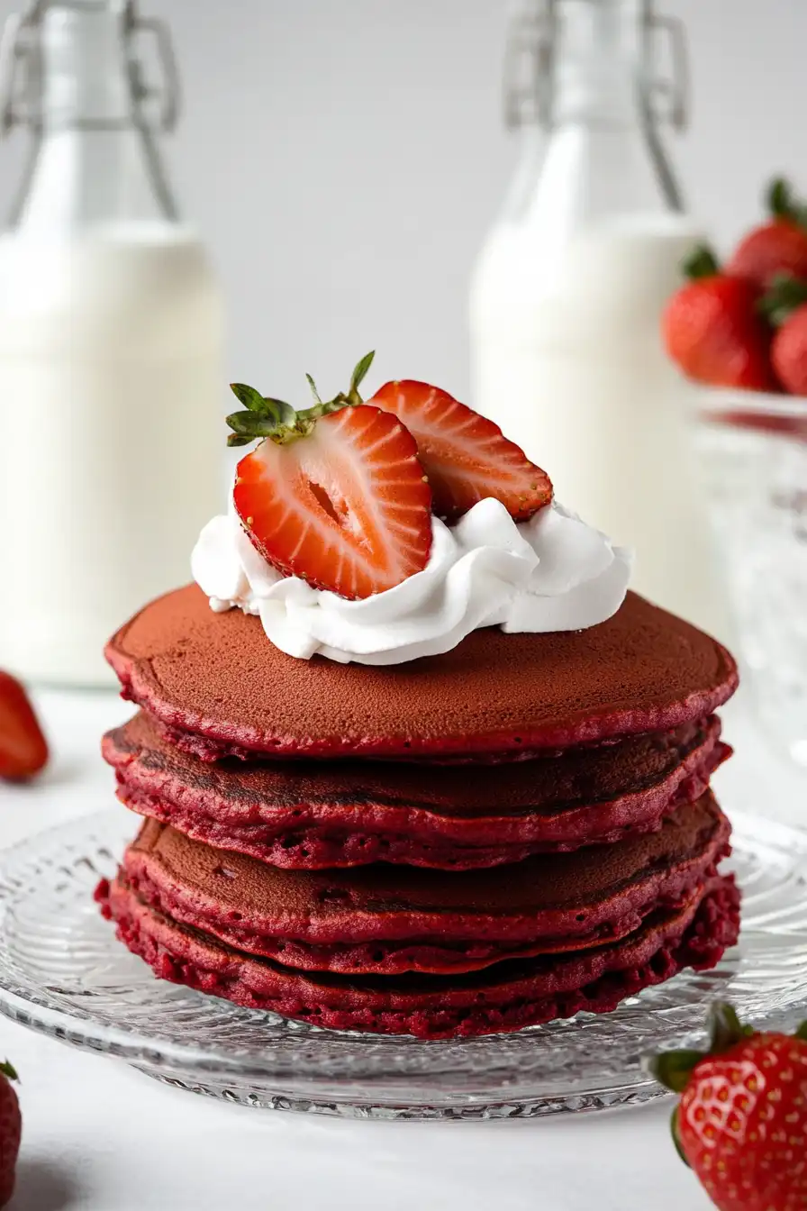 Best Red Velvet Cake Mix Pancakes