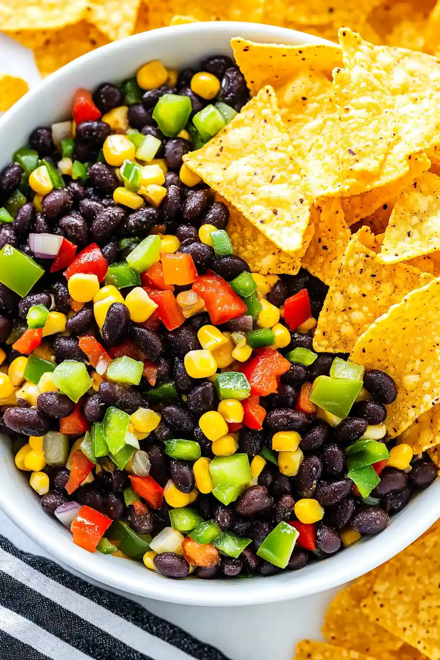 Healthy Corn and Black Bean Salsa