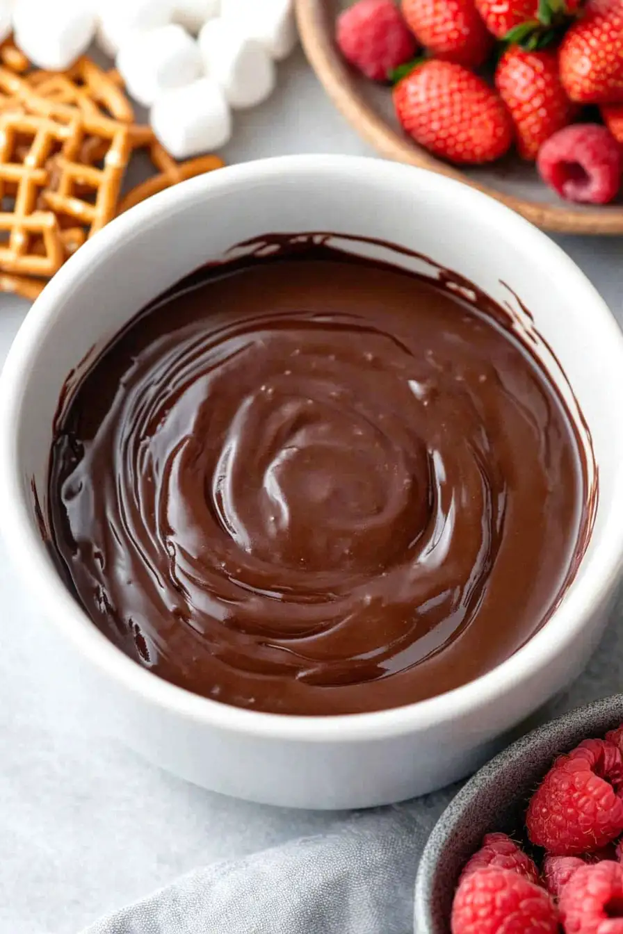 Perfect Party Crockpot Chocolate Fondue