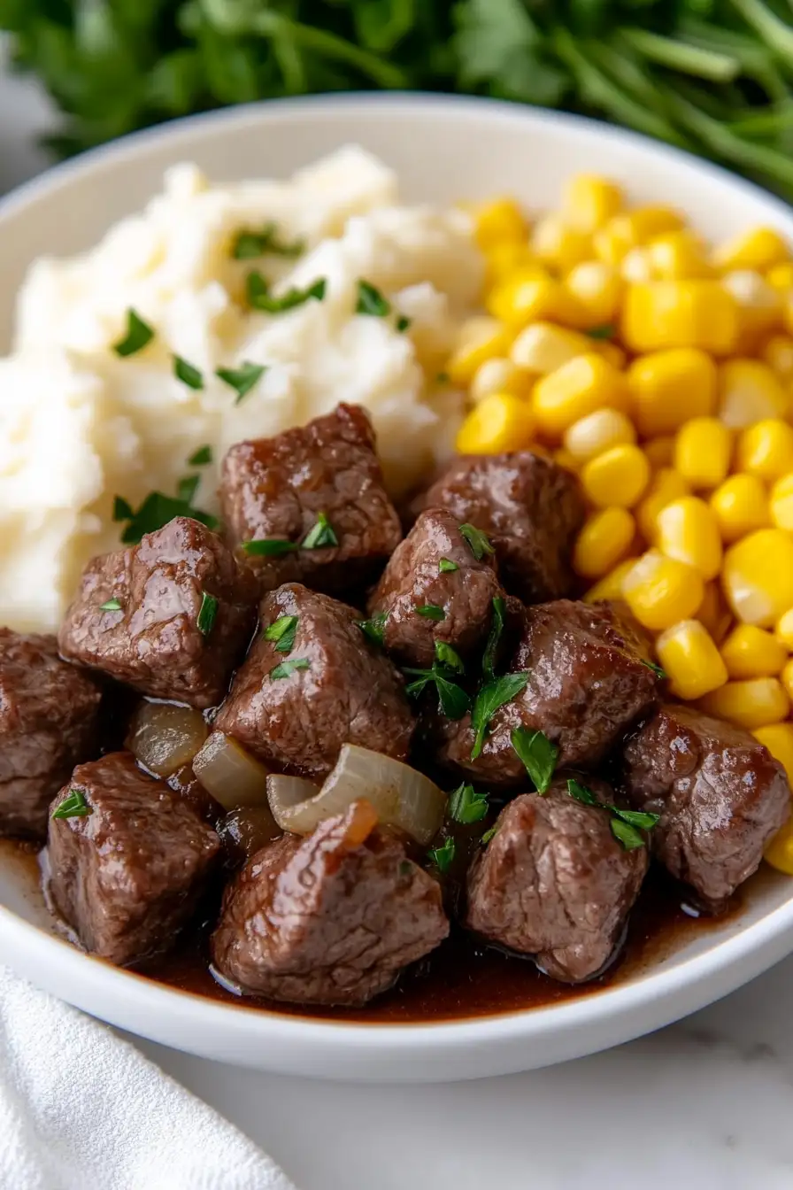 Juicy Slow Cooker Steak Bites