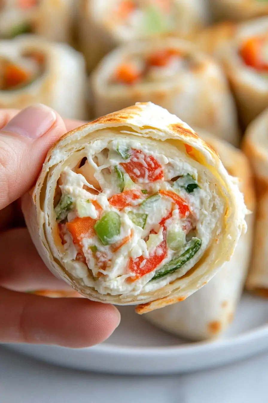 Best Veggie Pizza Pinwheels