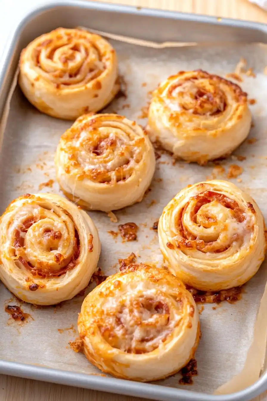 Easy Pepperoni Pinwheels with Pizza Dough