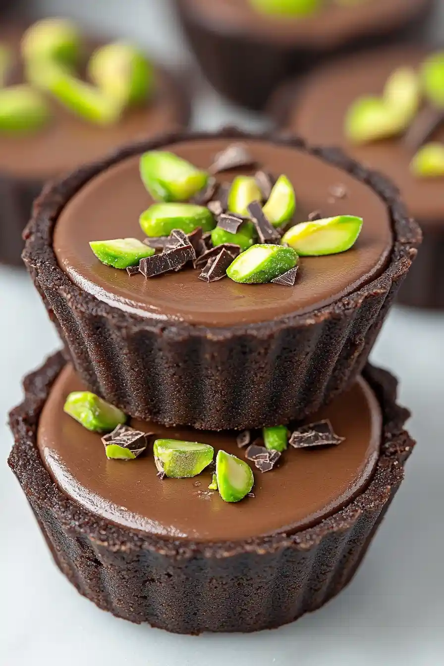 Healthy Avocado Chocolate Mousse Tart