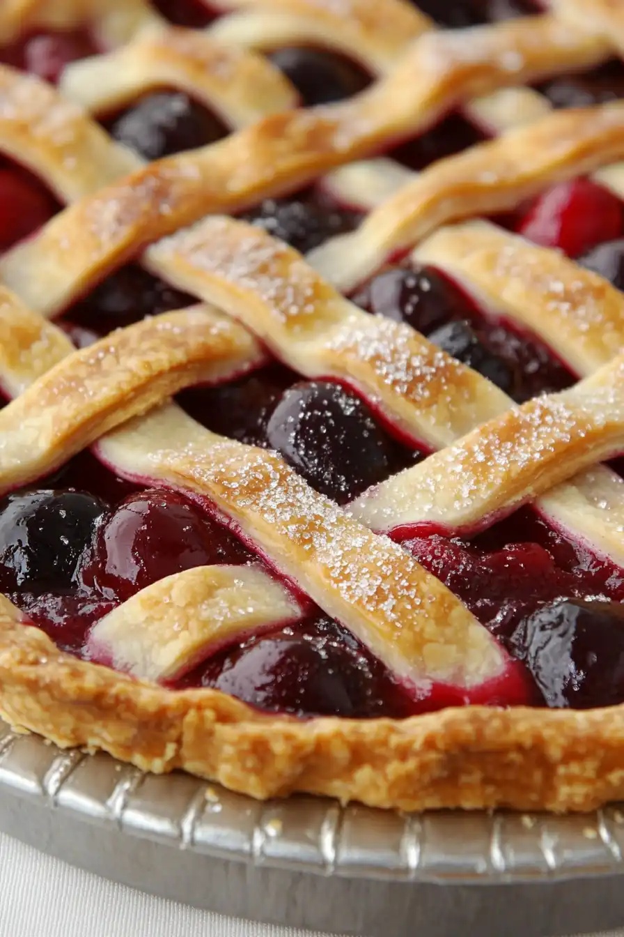 Quick Cherry Pie with Jarred Cherries