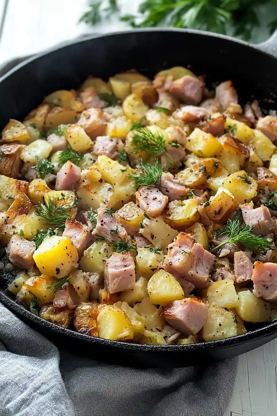 Simple Leftover Ham Hash