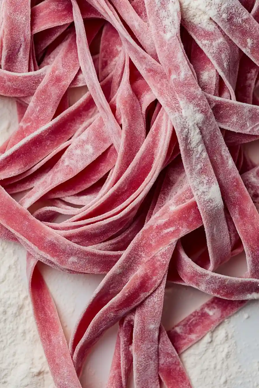 Easy Pink Pasta Dough