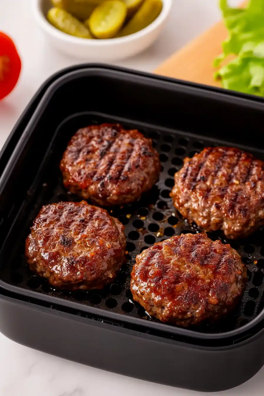 Seasoned Air Fryer Hamburger Patties