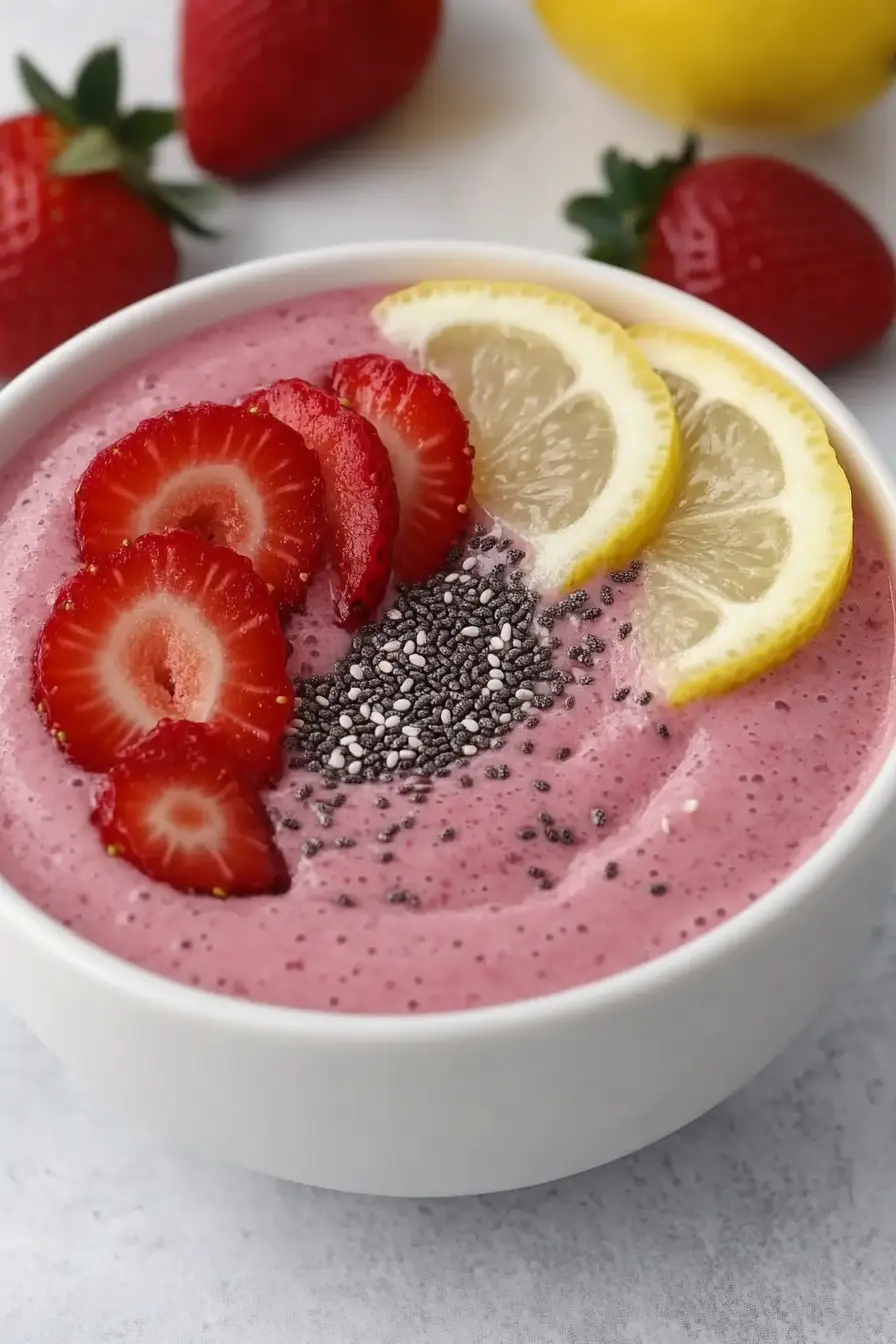 Tasty Pink Lemonade Smoothie Bowl