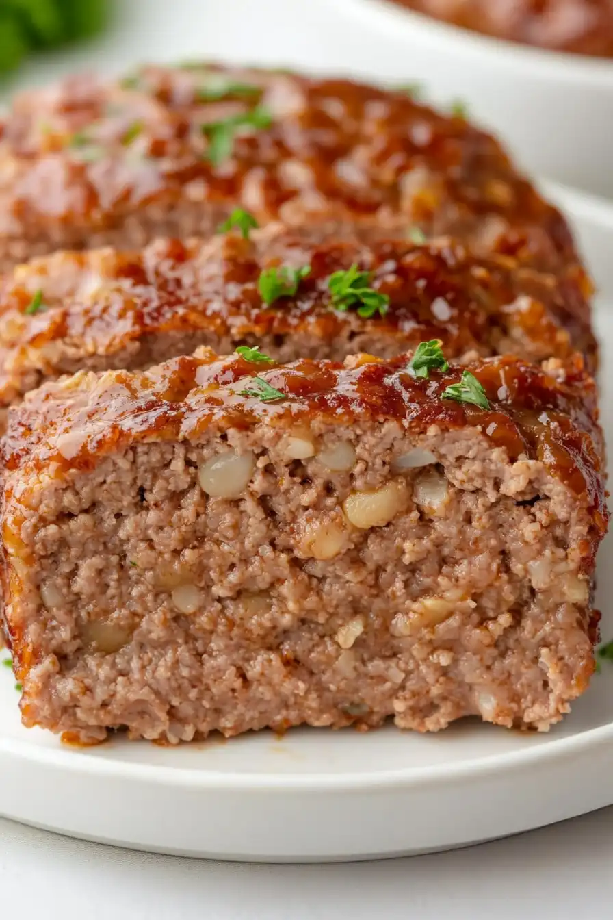 Healthy Meatloaf with Oatmeal