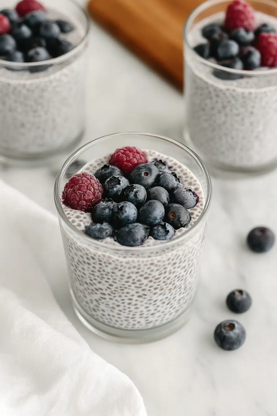 Healthy Chia Seed Pudding for One