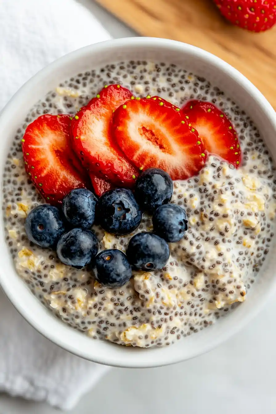Healthy Overnight Oats and Chia Seed Pudding