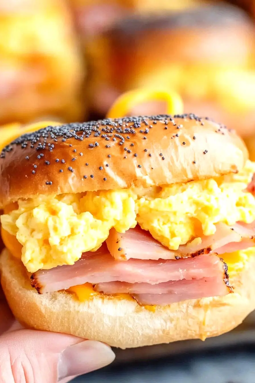Best Ham, Egg and Cheese Breakfast Sliders