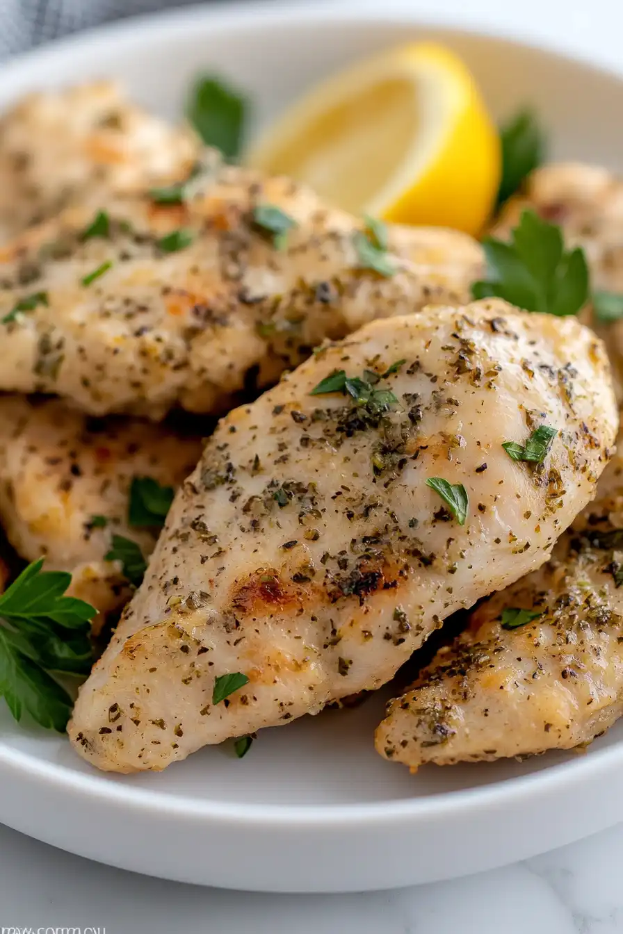 Healthy Greek Yogurt Marinated Chicken Tenders