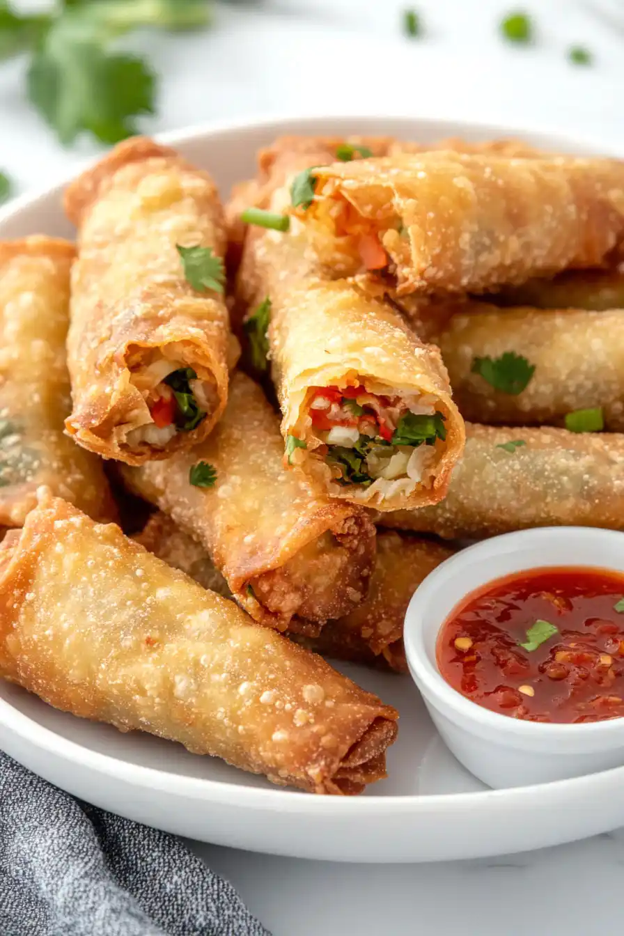 Stuffed Vegan Egg Rolls