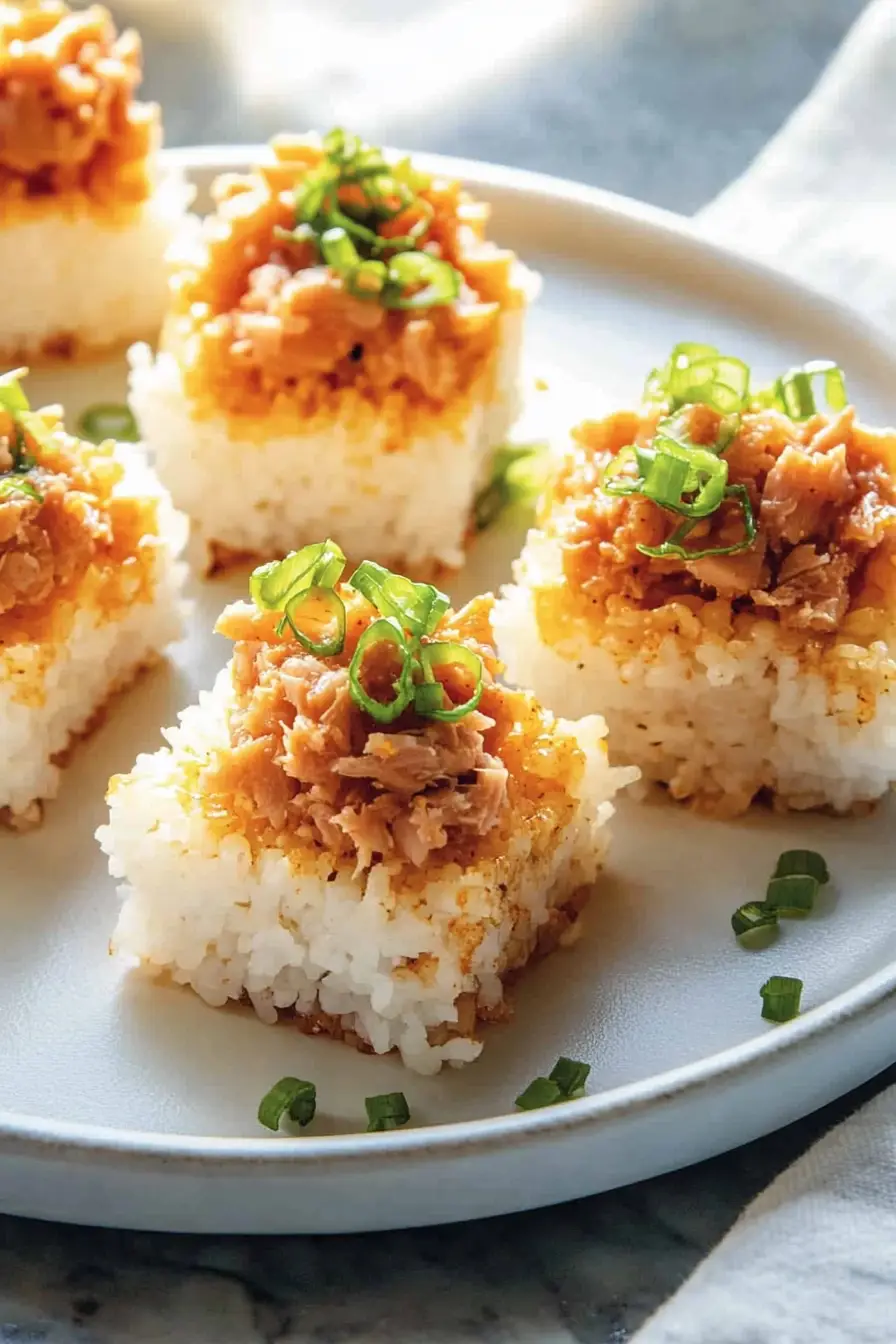 Tasty Canned Tuna Crispy Rice Bowls