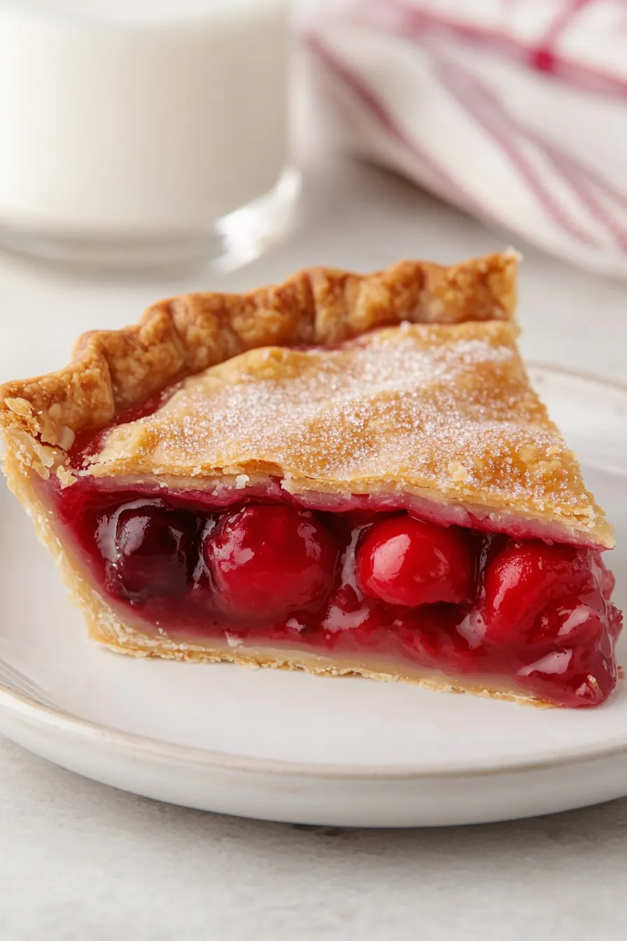 Quick Cherry Pie Recipe with Canned Filling