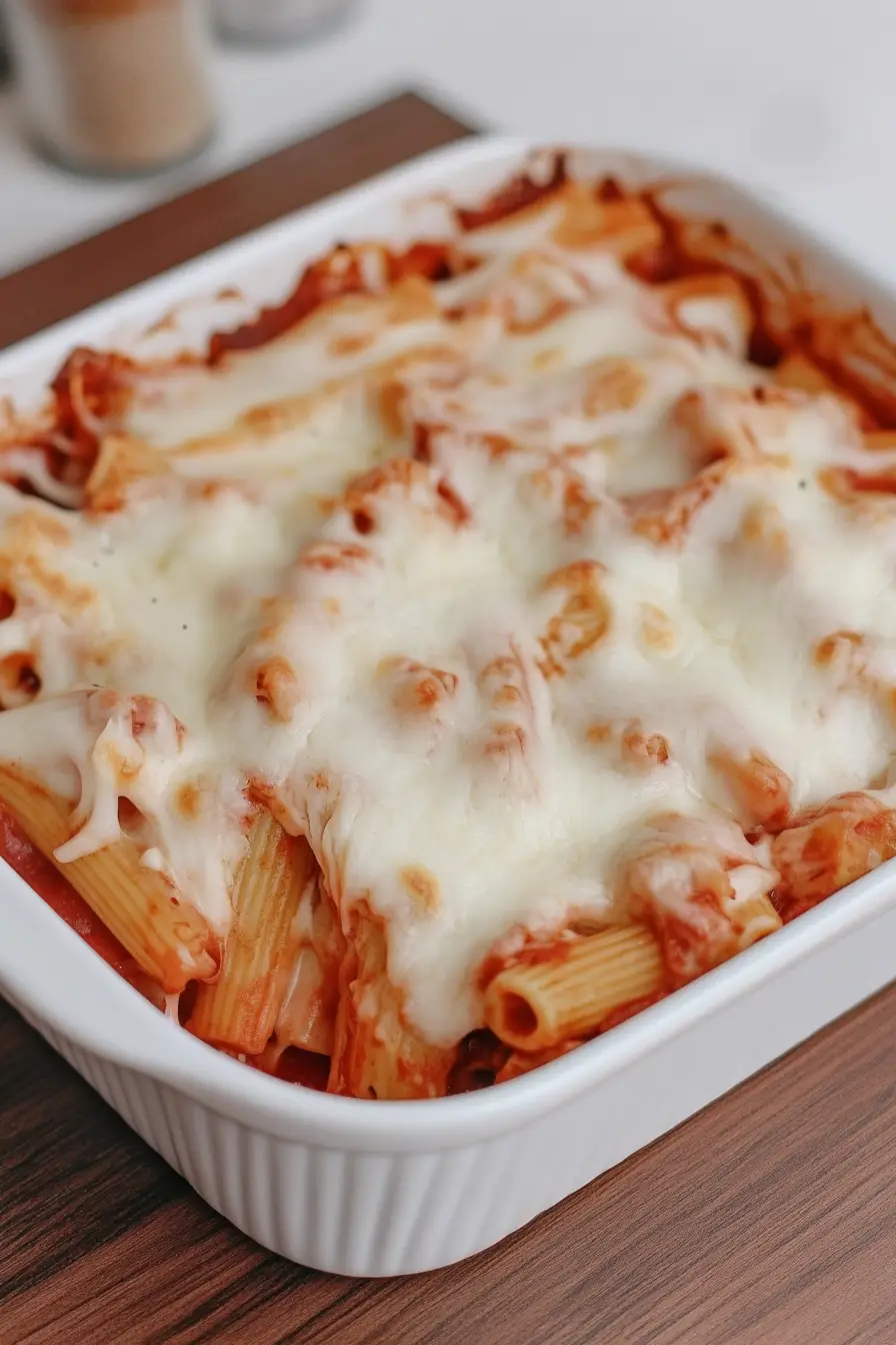 Juicy Pink Sauce Pasta Bake