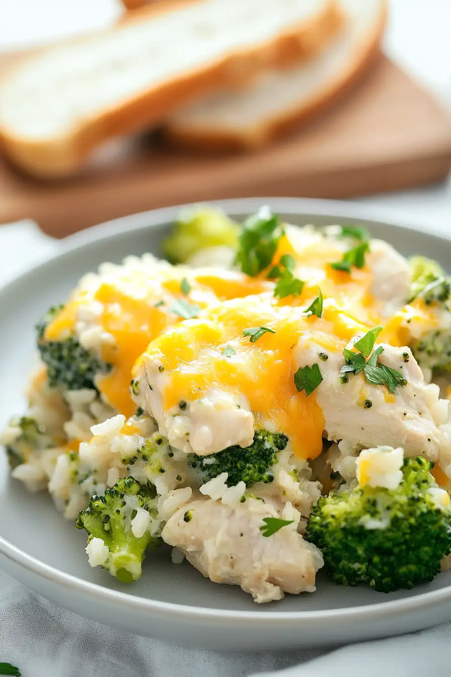 Delicious Crockpot Broccoli Chicken and Rice