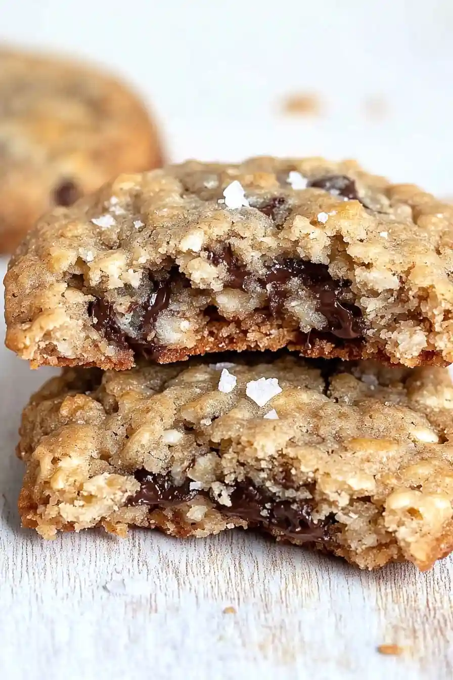 Chewy Rice Krispies Chocolate Chip Cookies