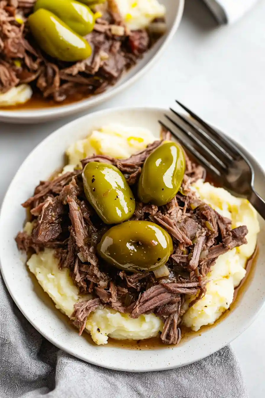 Healthy Whole30 Mississippi Pot Roast