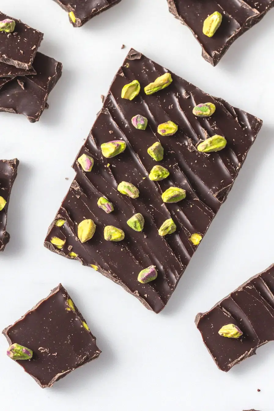 Quick Strawberry Dark Chocolate Bark