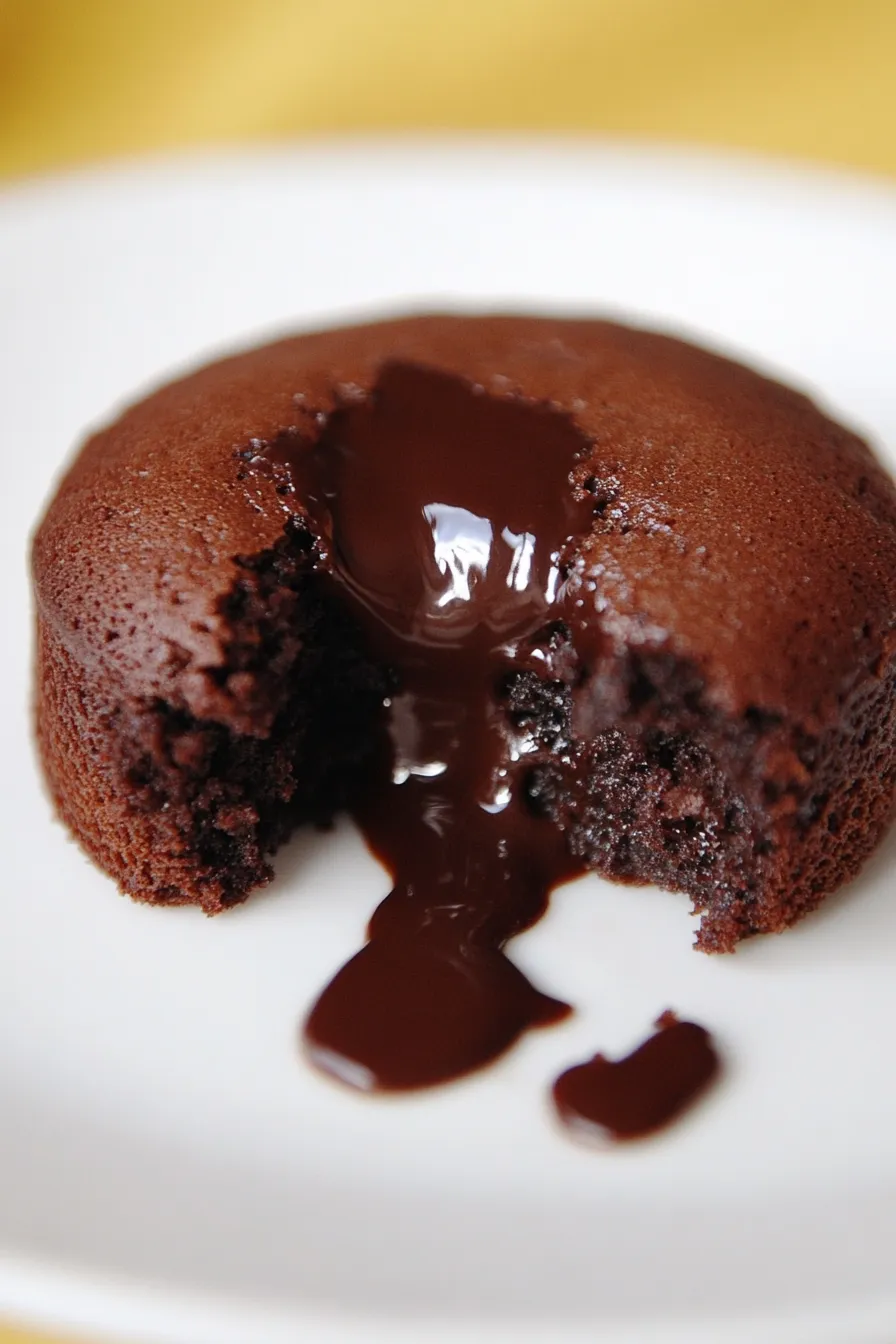 Easy Chocolate Lava Cake for One