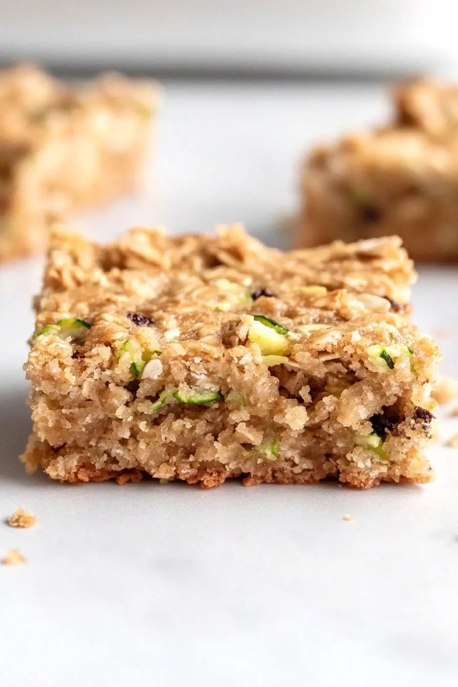 Nutritious Oatmeal Zucchini Bars