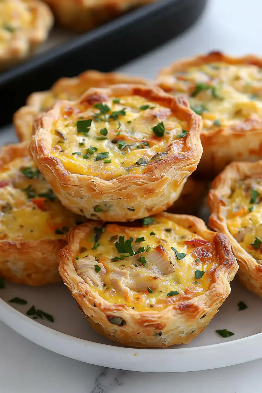 Easy Mini Chicken Quiche Recipe