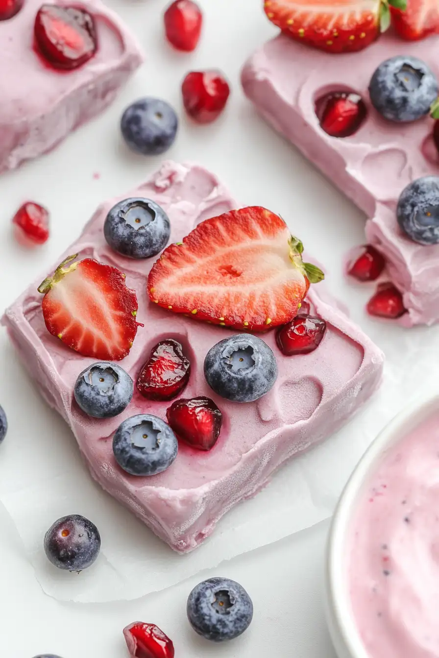 Easy Valentine's Yogurt Bark