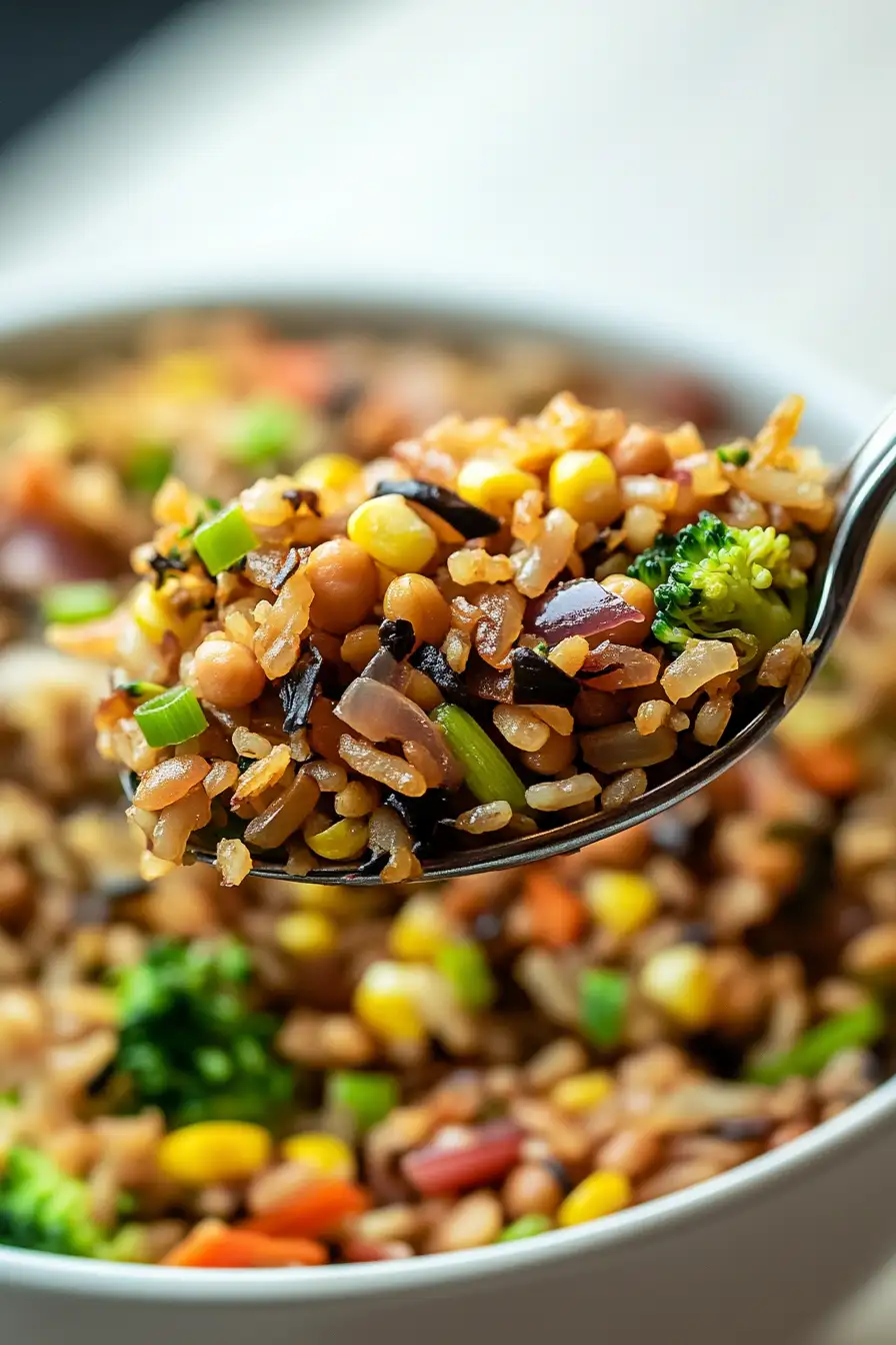 Delicious Vegetarian Fried Rice