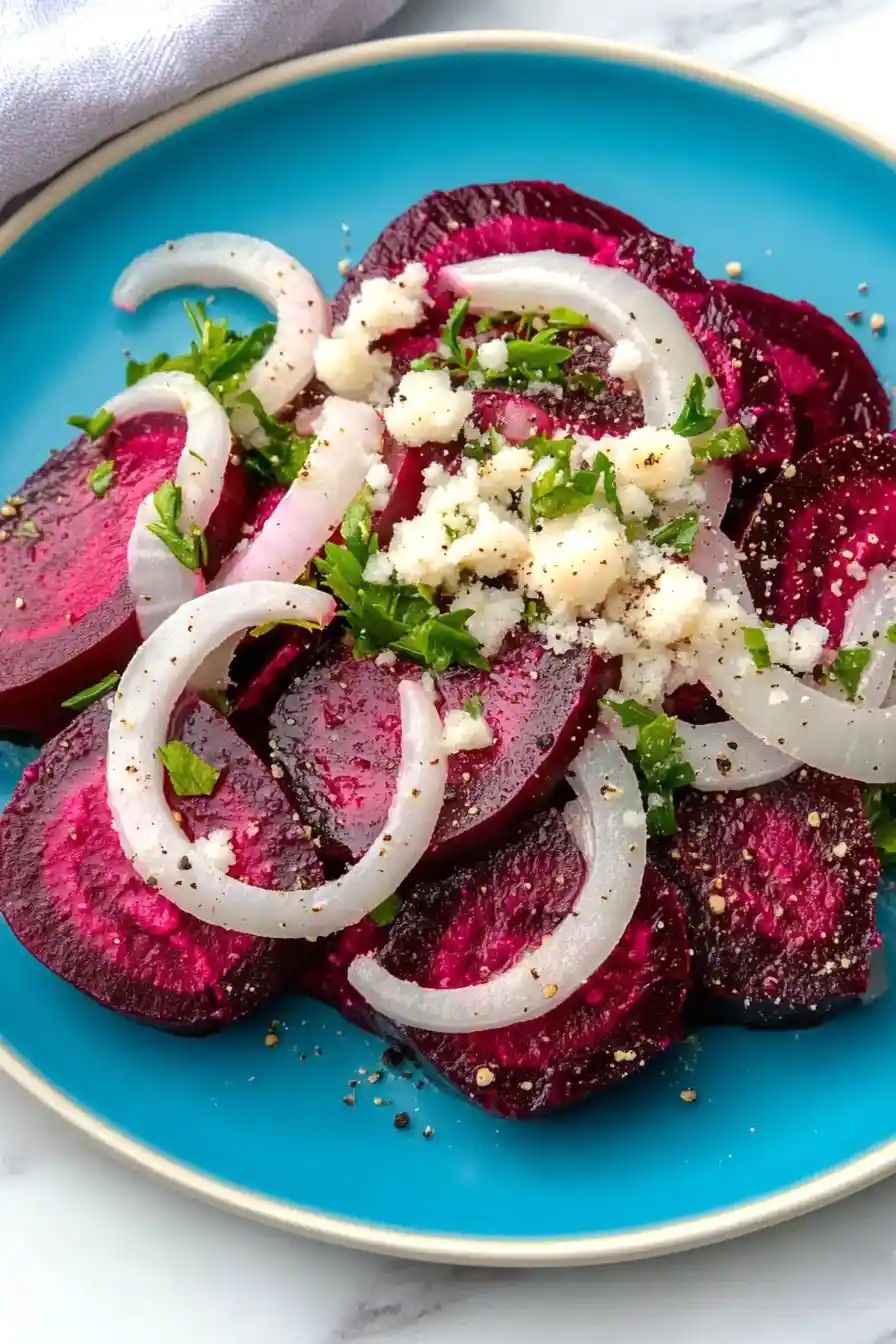 Tasty Beet and Onion Salad