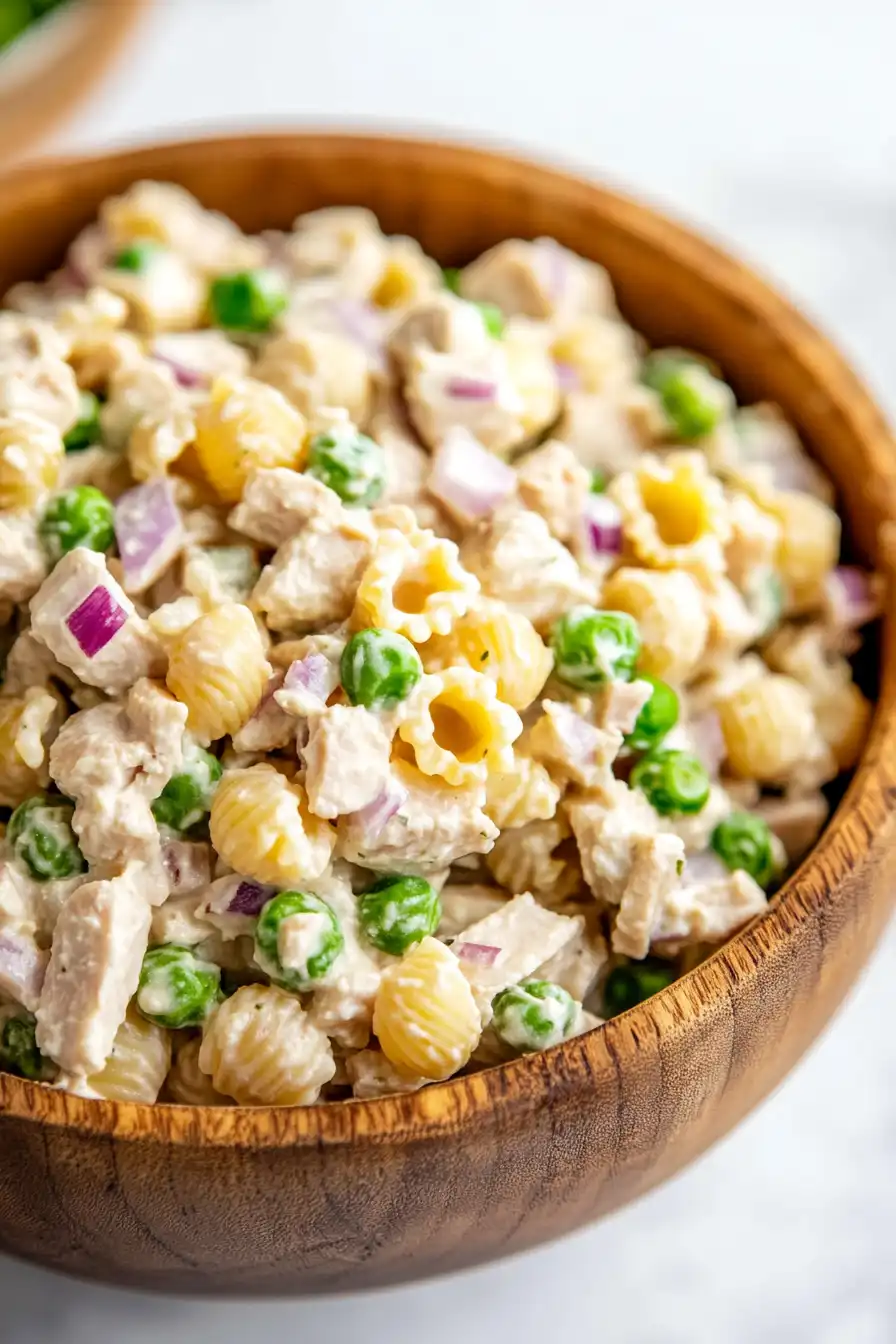 Creamy Canned Tuna Pasta Salad