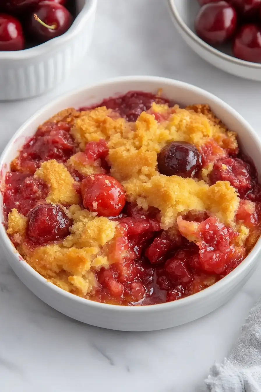 Quick Cherry Dump Cake