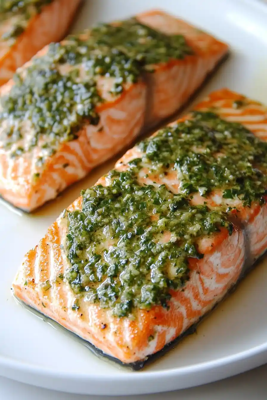 Delicious Grilled Chimichurri Salmon