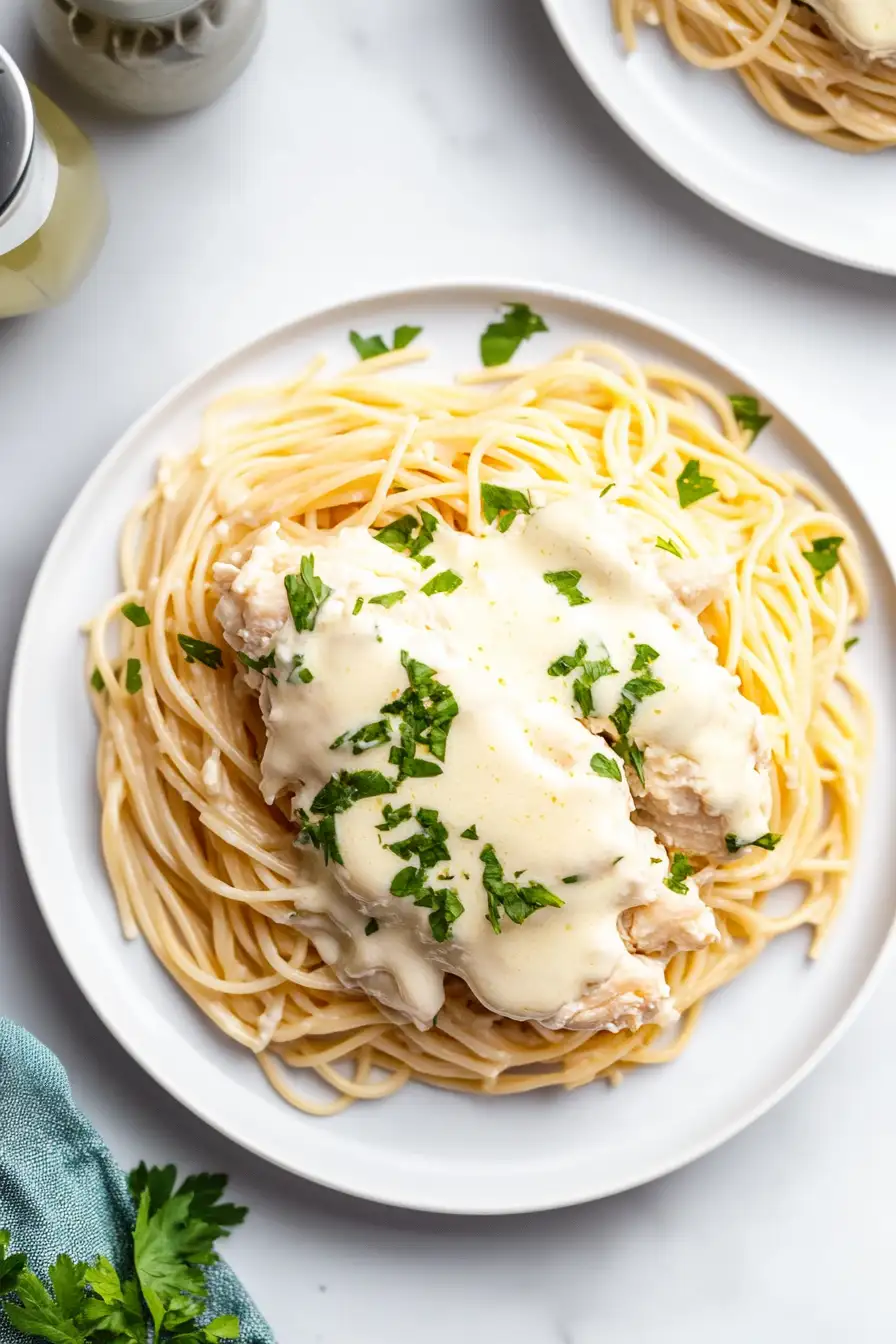 Creamy Crockpot Cream Cheese Chicken