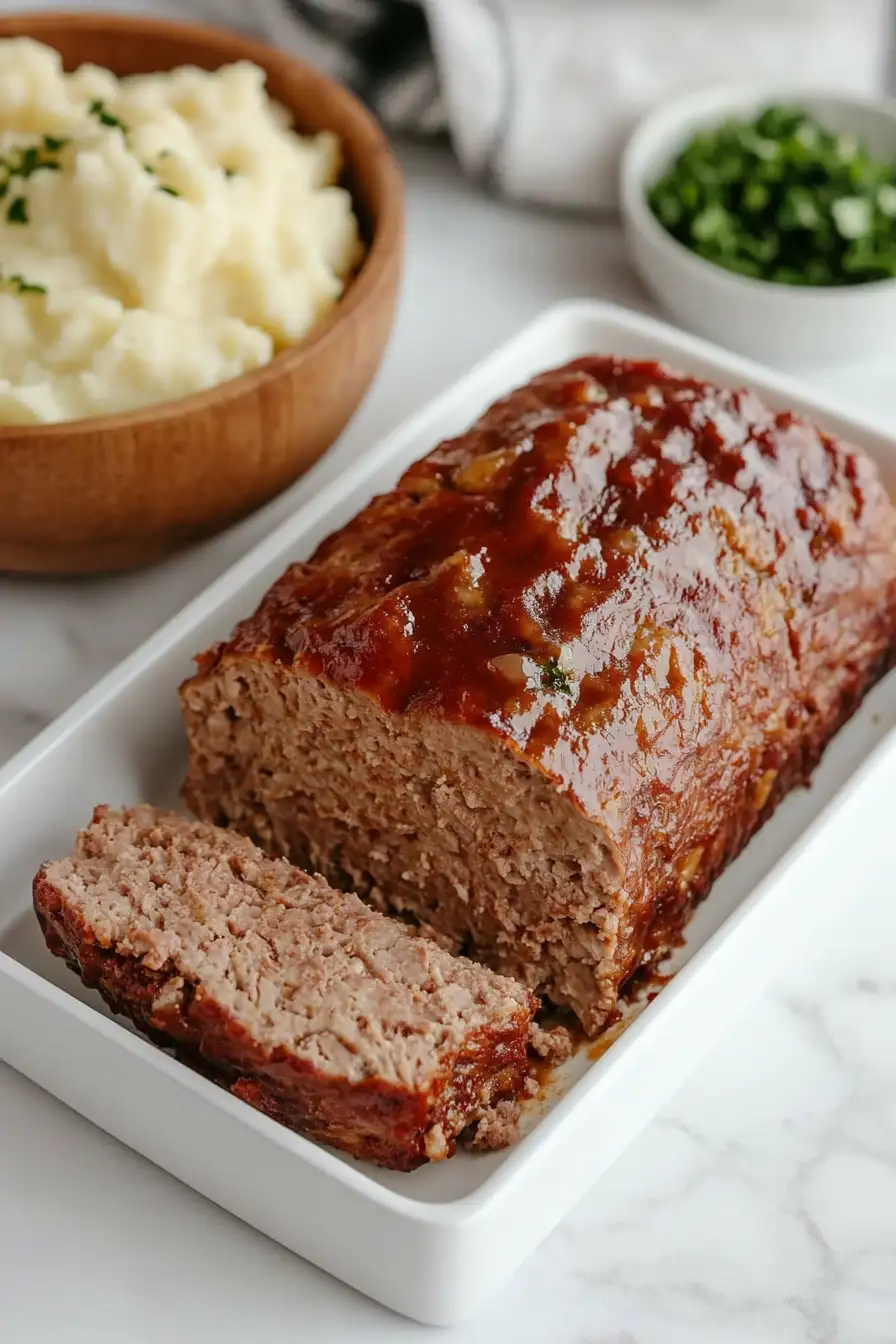 Juicy Lipton Onion Soup Meatloaf