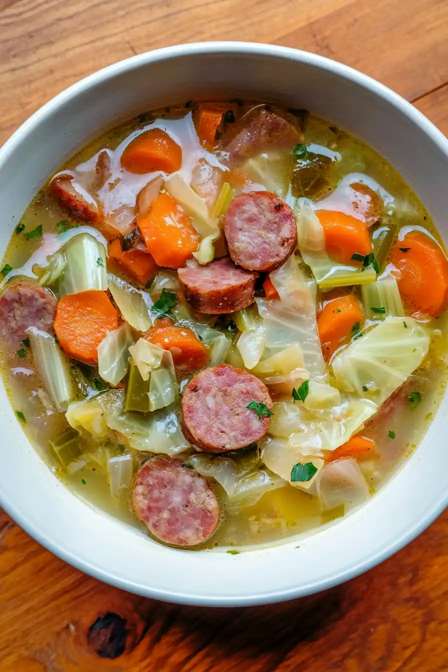 Easy Instant Pot Kielbasa Cabbage Soup