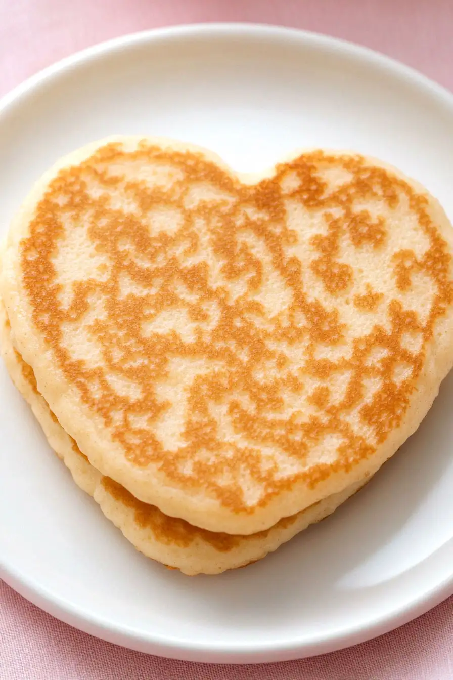 Delicious Heart Shaped Pancakes