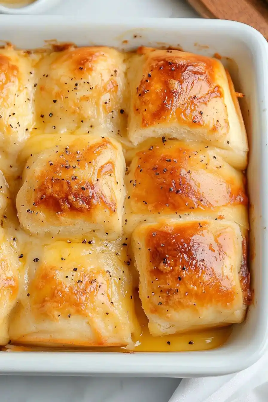 Easy Crockpot Ham and Cheese Sliders