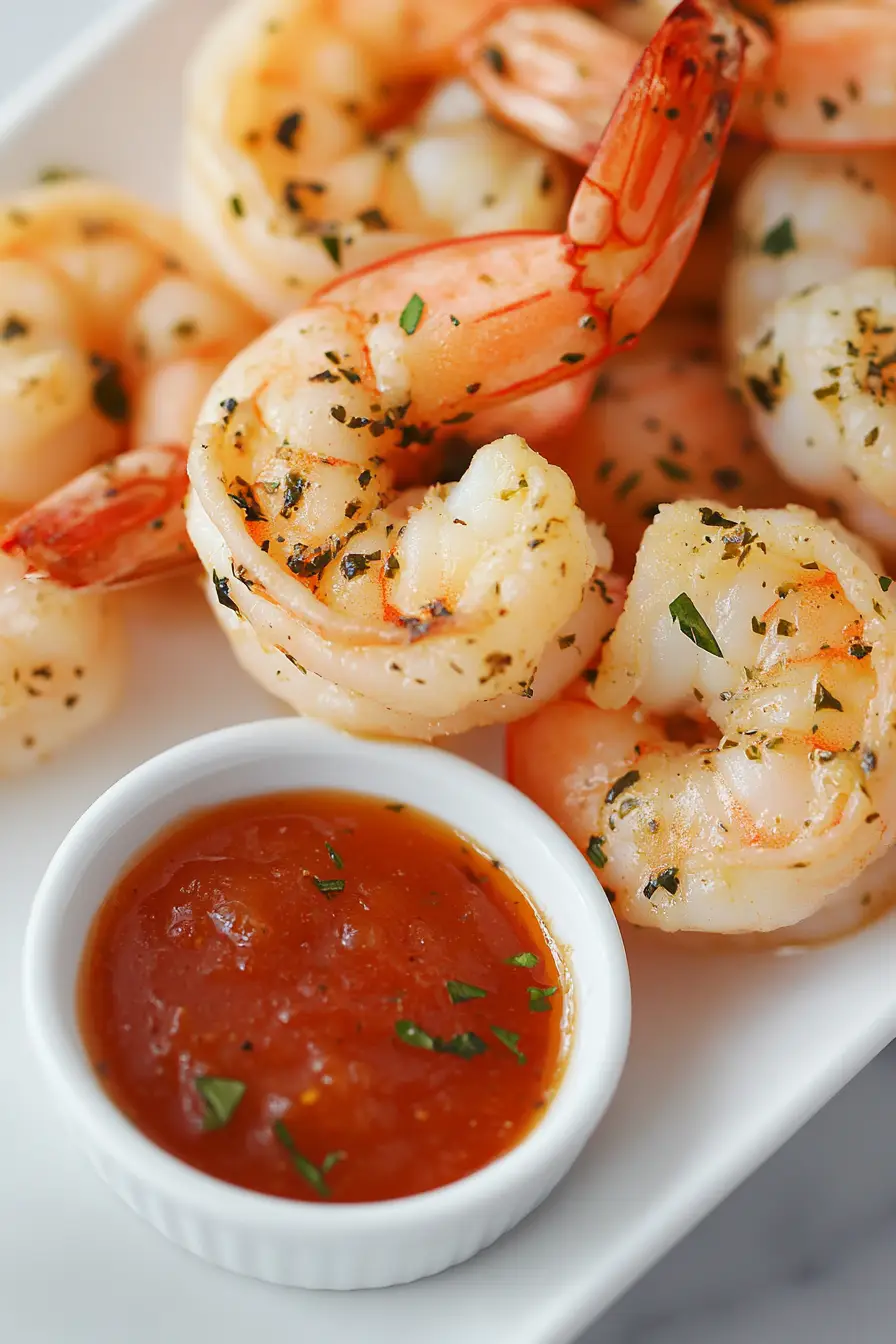 Tasty Garlic Herb Roasted Shrimp