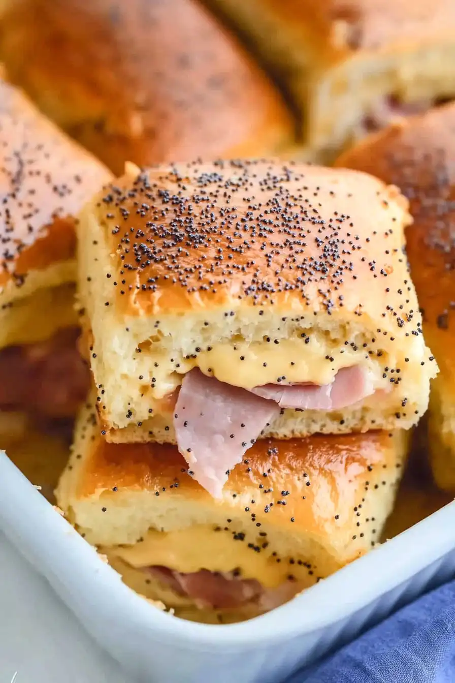 Tasty Brown Sugar Ham and Cheese Sliders