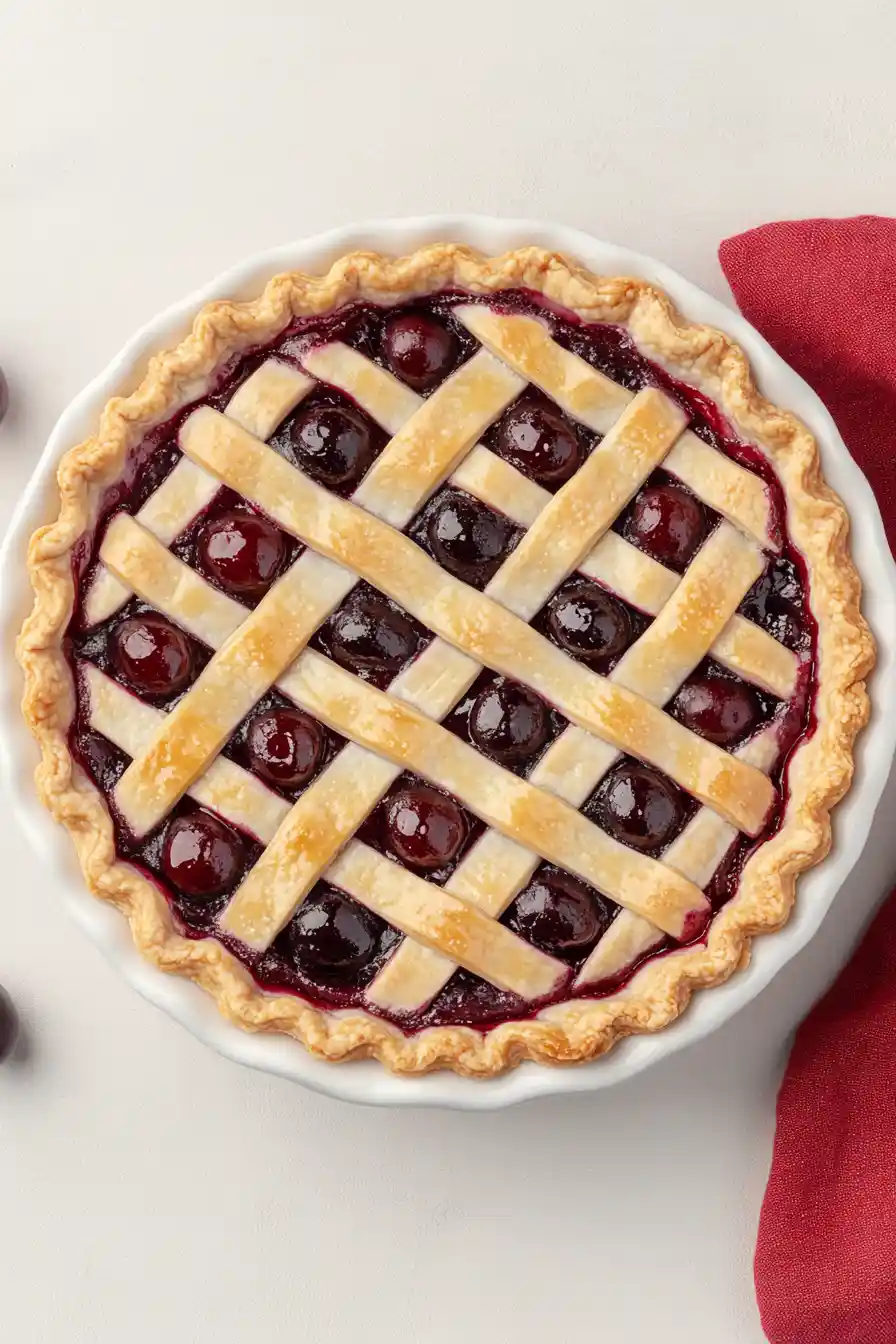 Juicy Vegan Cherry Pie
