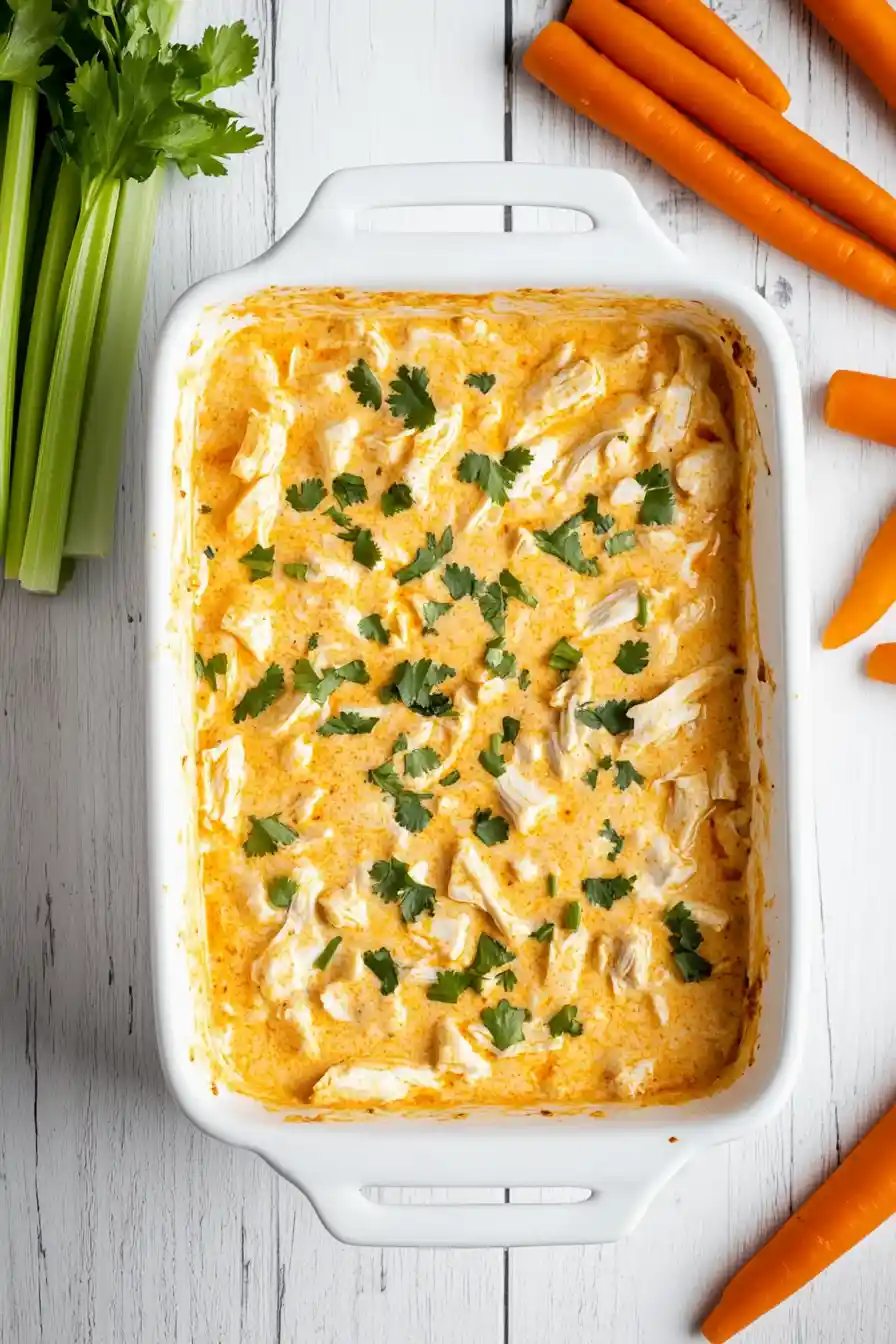 Quick Whole30 Buffalo Chicken Dip