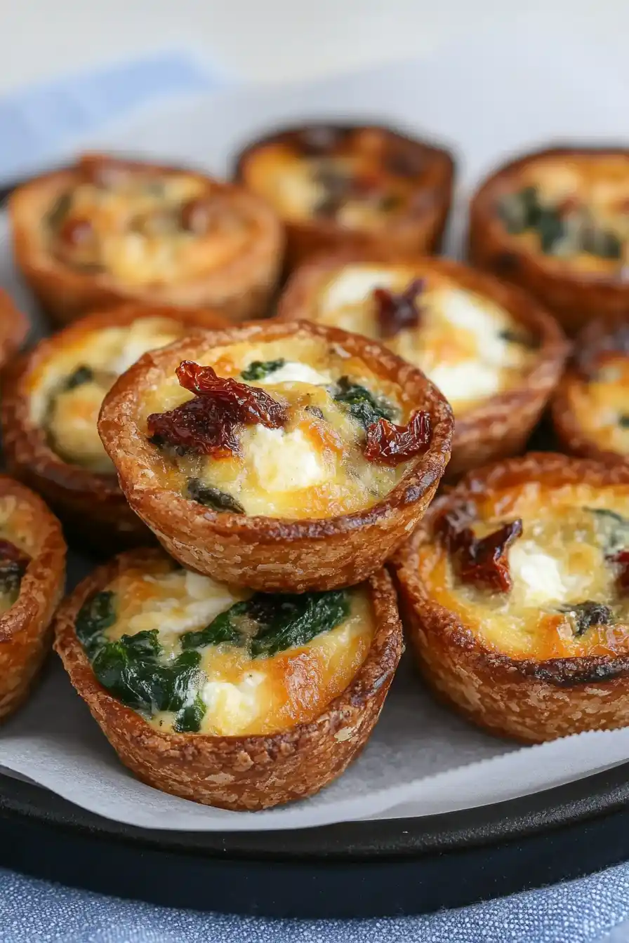Healthy Goat Cheese Mini Quiche